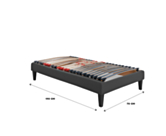 Sommier électrique Essentiel plus  70x190 cm 
Sommier électrique 