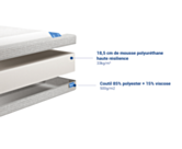 Matelas au confort équilibré Goyave 90x200 cm 