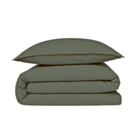Housse de couette Coton Kaki - 220x240 cm