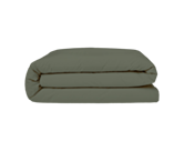 Housse de couette Coton Kaki - 200x200 cm