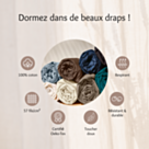 Drap-housse Coton Zinc Bonnet 30 - 140x200 cm