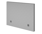 Tête de lit Kahaia Page Ashgrey 160 - H120 cm