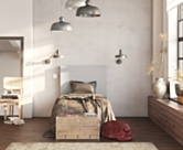 Tête de lit Kahaia Page Ashgrey 90 - H120 cm