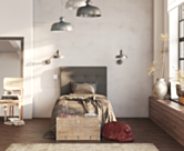Tête de lit Kalmia Gris 90 - H120 cm