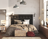 Tête de lit Kalmia S Noir 180 - H100 cm