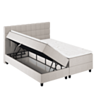 Lit Coffre Omega Beige - 140x200 cm