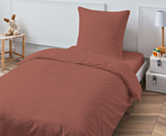 Taie d'oreiller Coton Terracotta - 50x70 cm