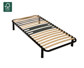 Ensemble matelas Flora / Sommier Optikit - 90x200 cm 