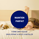Protège Matelas Imperméable Coton - 140x190 cm