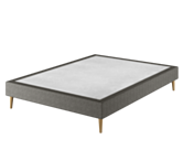 Sommier Tapissier Calla Deco Gris - 180x200 cm