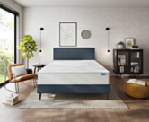 Sommier Tapissier Calla Deco Bleu - 160x200 cm