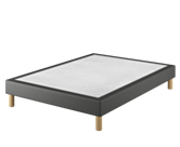 Sommier Tapissier Calla Deco Noir - 180x200 cm