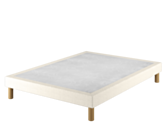 Sommier Tapissier Cirse Deco Boucle Blanc - 160x200 cm