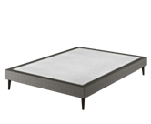 Sommier Tapissier Cirse Deco Gris - 180x200 cm