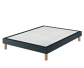 Sommier Tapissier Cirse Deco Bleu - 180x200 cm