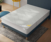 Sommier Tapissier Cirse Deco Bleu - 160x200 cm