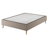 Sommier Tapissier Cronos Taupe - 140x190 cm
