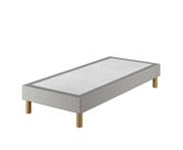 Sommier Tapissier Calla Deco Ashgrey - 70x190 cm