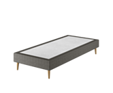 Sommier Tapissier Calla Deco Gris - 80x200 cm