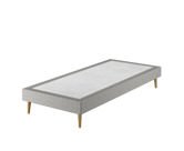 Sommier Tapissier Cirse Deco Ashgrey - 70x200 cm