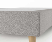Sommier Tapissier Cirse Deco Ashgrey - 90x190 cm