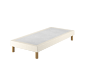 Sommier Tapissier Cirse Deco Boucle Blanc - 90x200 cm