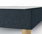 Sommier Tapissier Cirse Deco Bleu - 140x190 cm
