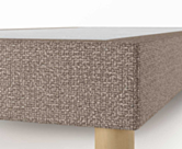 Sommier Tapissier Cirse Deco Taupe - 70x190 cm