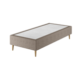 Sommier Tapissier Cronos Taupe - 90x200 cm