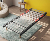 Matelas mousse HR + Sommier flex max fixe