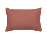 Taie d'oreiller Coton Terracotta - 50x70 cm