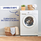 Taie d'oreiller Coton Blanc - 40x60 cm