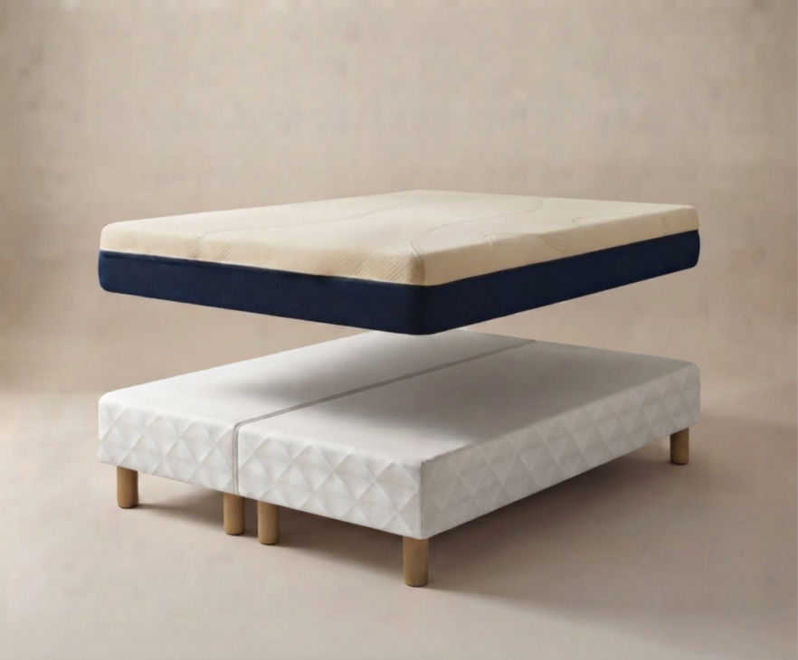 Ensemble matelas Aurore / sommier Cirse - (x2) 80x200cm - 160x200 cm