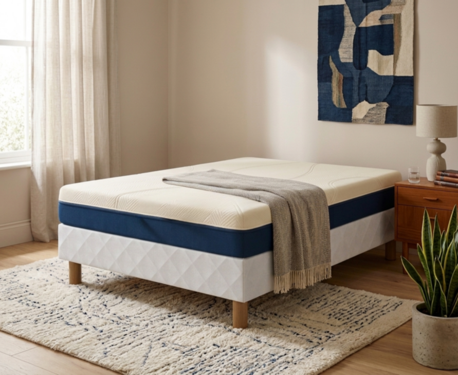 Ensemble matelas Aurore / sommier Cirse - 140x190 cm
