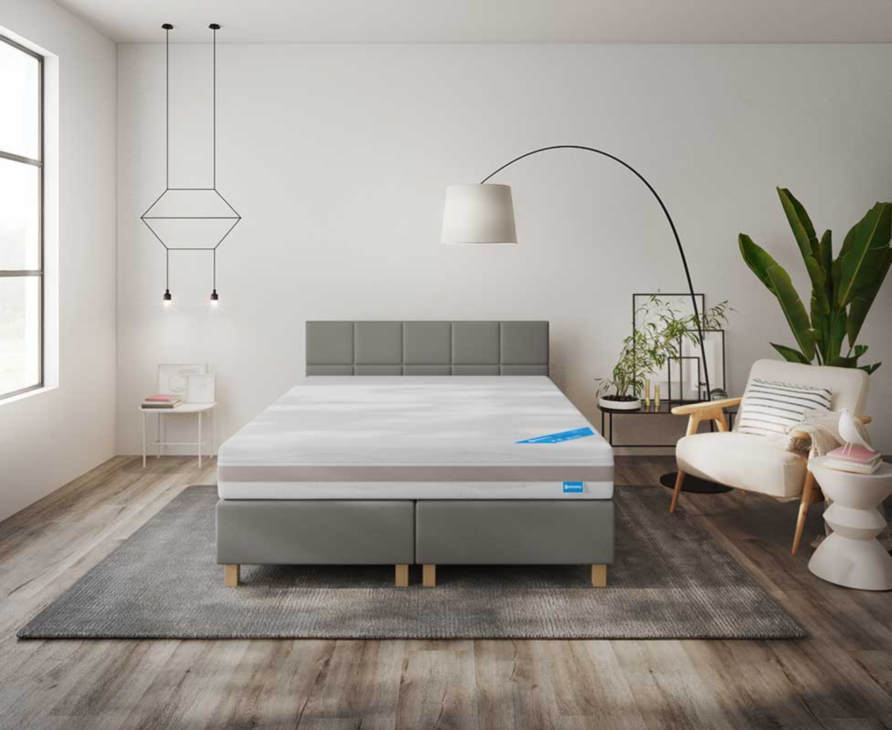 Boxspring Dayton Cabernet Anthracite - 140x200 cm
