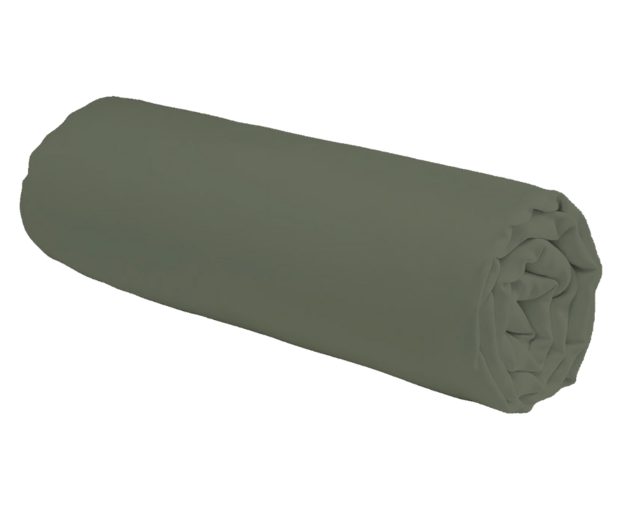Drap-housse Coton Kaki Bonnet 30 - 140x200 cm