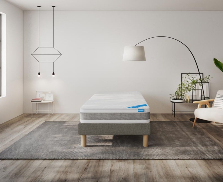 Ensemble Jungle  / Calla déco gris - 90x200 cm 