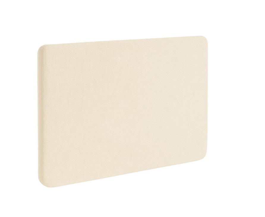 Tête de lit Alba Beige H120 - 140 cm 