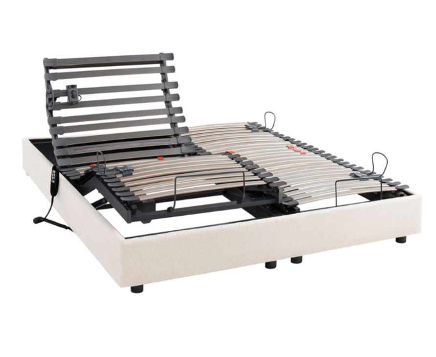 Sommier sommeil plus blanc 160x200