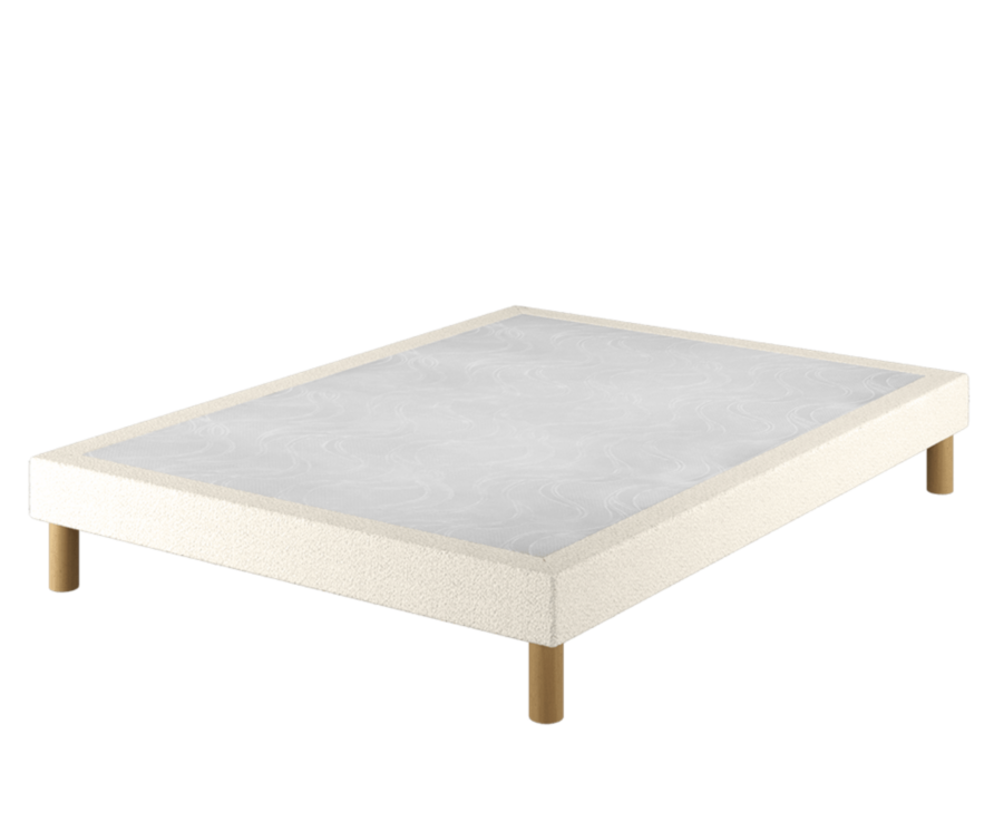 Sommier Calla Deco Boucle Blanc - 160x200 cm