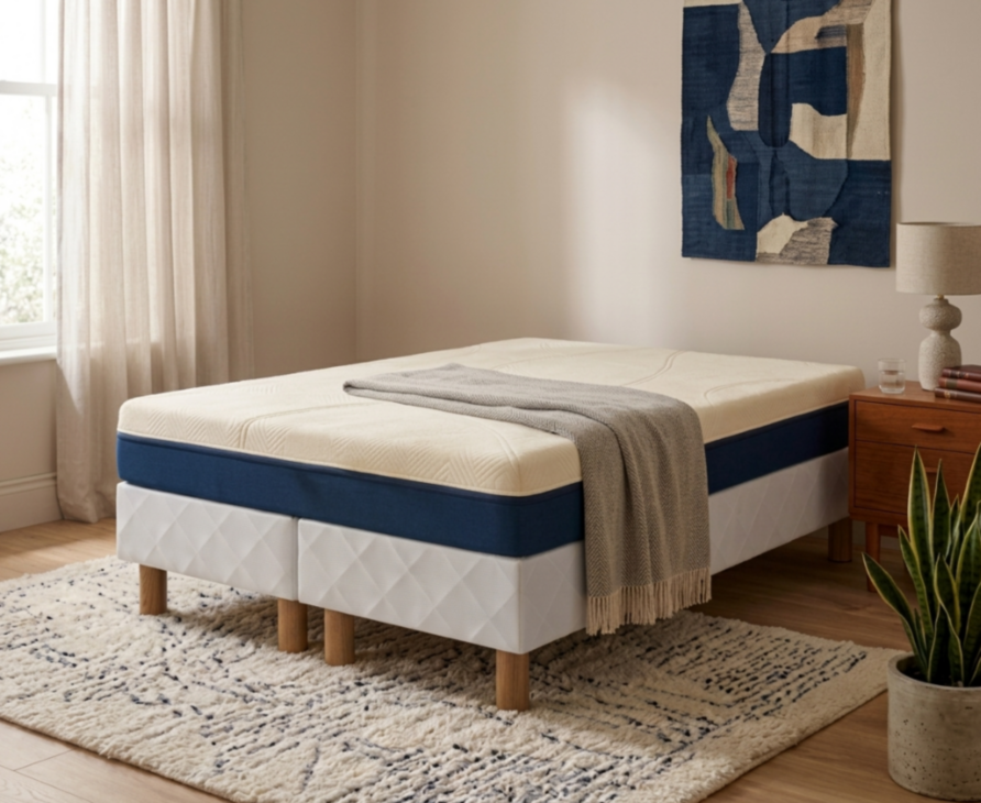 Ensemble matelas Aurore / sommier Cirse - (x2) 80x200cm - 160x200 cm