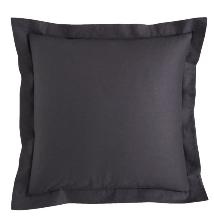 Taie d'oreiller Coton Zinc - 63x63 cm