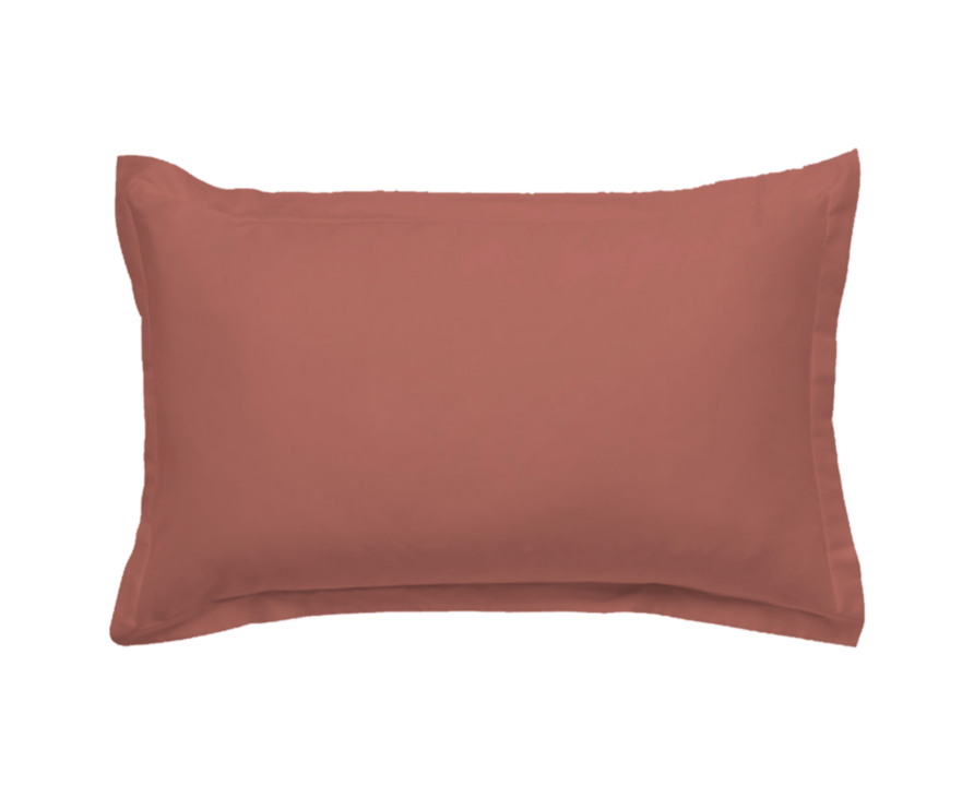 Taie d'oreiller Coton Terracotta - 50x70 cm