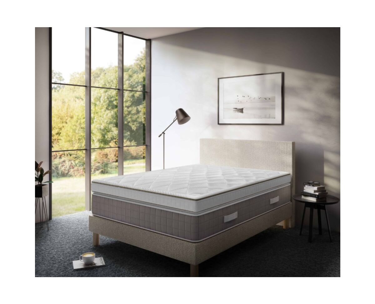 Dibapur® Surmatelas Viscoélastique Visco Soft - 160x200 Cm - Noyau 4 Cm - Orthopédique - Öko-Tex