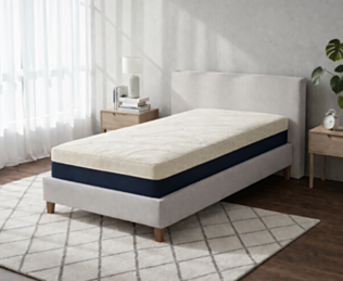 matelas Aurore 90x200 cm ressorts ensachés confort équilibré vue principale