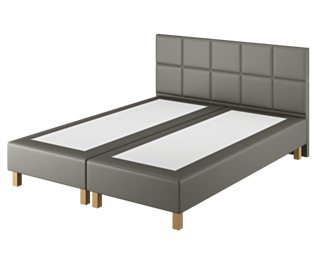 Boxspring Coventry Cabernet Anthracite - 180x200 cm