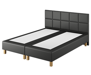 Boxspring Coventry Cabernet Noir - 140x190 cm
