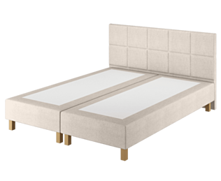 Boxspring Coventry Merlot Ecru - 160x200 cm