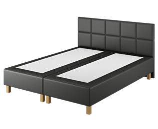 Boxspring Dayton Cabernet Noir - 90x200 cm