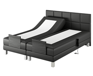 Boxspring Eton Electrique Cabernet Noir - 160x200 cm